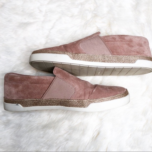Vince Blush Pink Slip On Sneakers - Picture 2 of 6